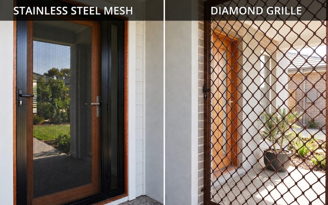 Stainless Steel Mesh vs. Diamond Grille: Which Security Door is Best?